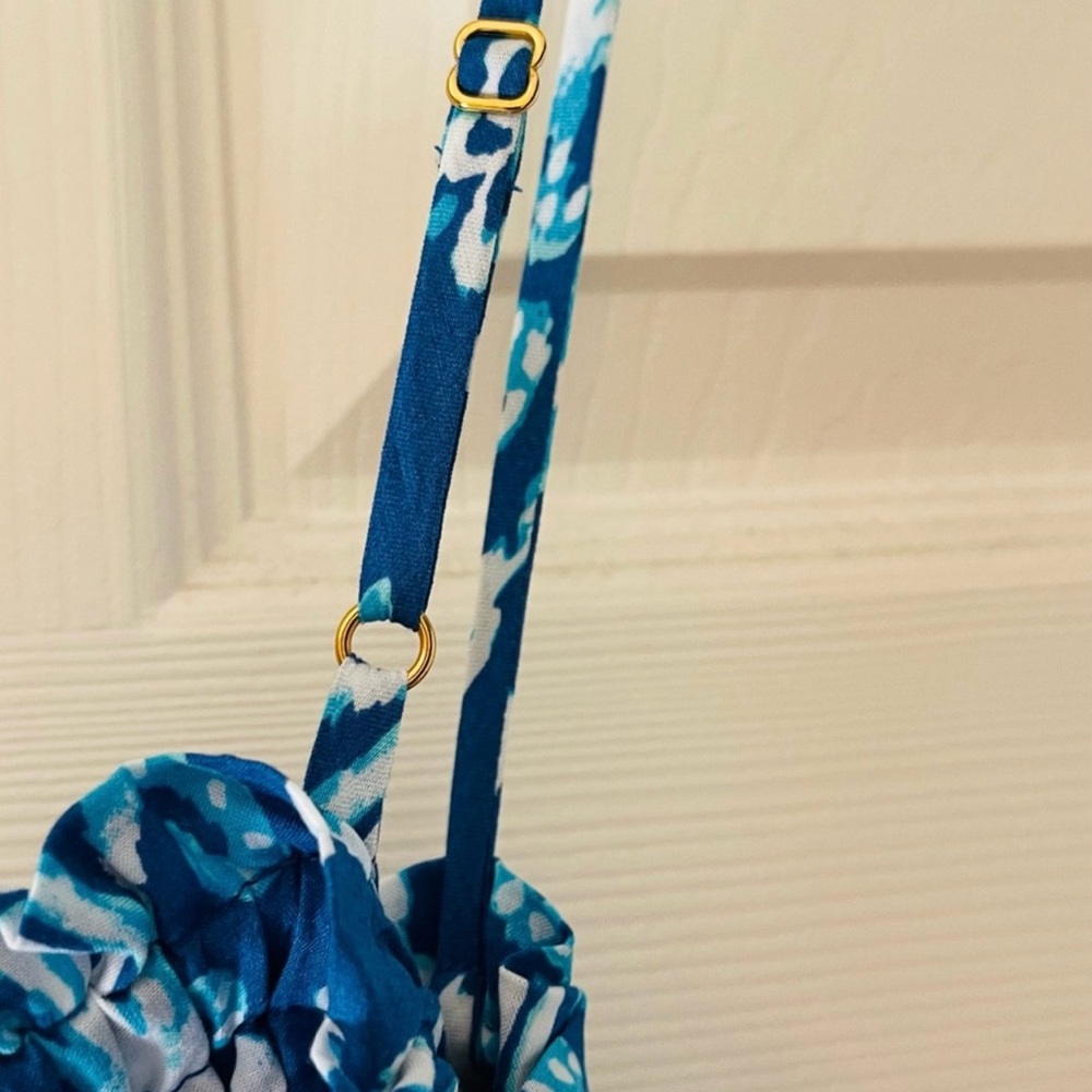Lilly Pulitzer Blue and White Tiered Camisole - Picture 8 of 10